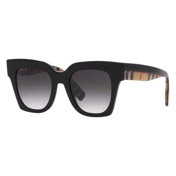 New Authentic  BURBERRY Kitty Black Cat Eye BE4364 39428G Sunglasses Women - Picture 1 of 4